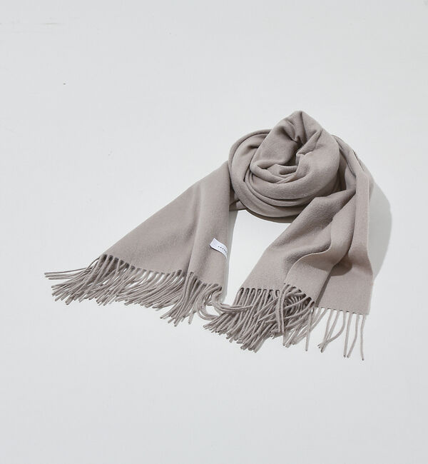 ABAHOUSE「ウール&times;カシミヤ ベーシック マフラー 幅70&times;長さ180」|マフラー|