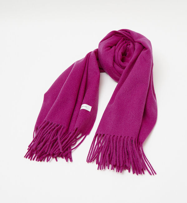 ABAHOUSE「ウール&times;カシミヤ ベーシック マフラー 幅70&times;長さ180」|マフラー|