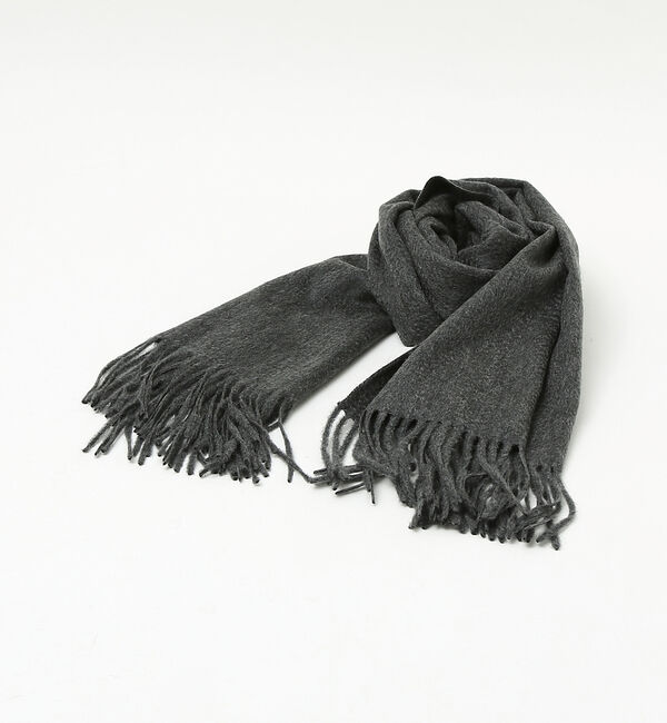 ABAHOUSE「カシミヤ100％ 大判 ベーシック マフラー 60&times;160」|マフラー|