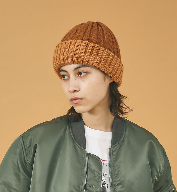 ABAHOUSE「【RUBEN/ルーベン】RIVERSIBLE RIB WATCH CAP /リバ」|その他|マスタード