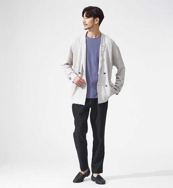 ABAHOUSE「リネンプレーティング ニットジャケット / サマージャケット」|その他|