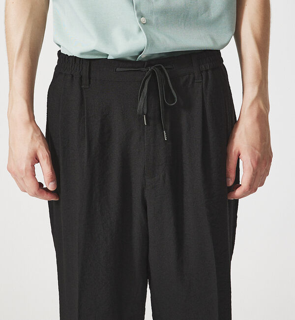 ABAHOUSE「【セットアップ対応】クレープ ストレッチ イージースラックス / ワイドパンツ」|その他|