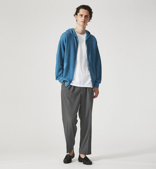 ABAHOUSE「【セットアップ対応】クレープ ストレッチ イージースラックス / ワイドパンツ」|その他|