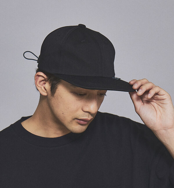 ABAHOUSE「【Cordura NYCO】コーデュラナイコ バックサテン フラットキャップ」|その他|ブラック