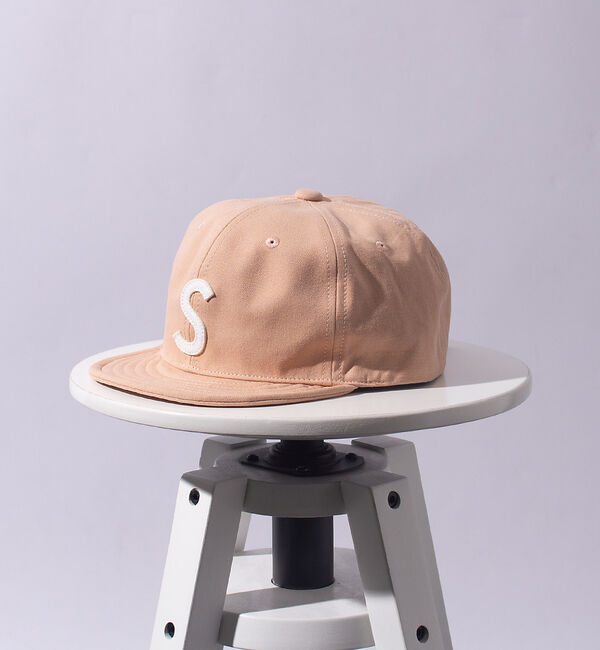 ABAHOUSE「＜BASIQUENTI＞スプリングロゴ ユニセックス ショートブリム キャップ」|その他|ピンク