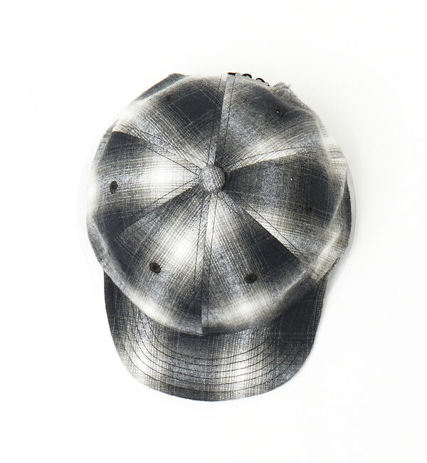 ABAHOUSE「＜BASIQUENTI＞オンブレーチェック ショートブリム キャップ」|その他|