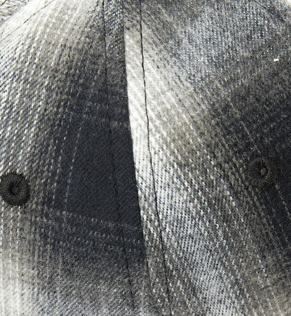 ABAHOUSE「＜BASIQUENTI＞オンブレーチェック ショートブリム キャップ」|その他|