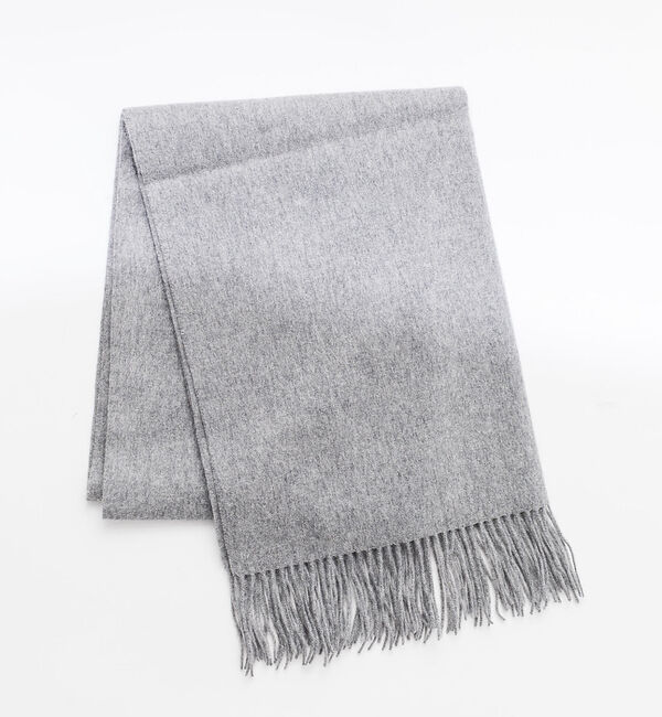 ABAHOUSE「【ウール100%】ベーシック 細幅マフラー 65&times;170」|マフラー|グレー