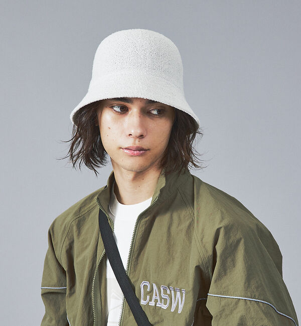 ABAHOUSE「【RUBEN/ルーベン】LOOP YARN THERMO/サーモハット」|その他|ライトグレー