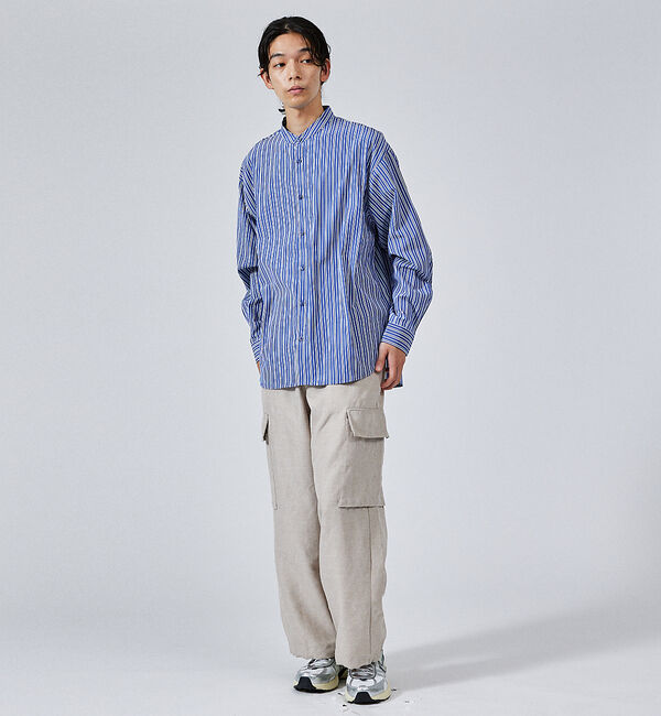 ABAHOUSE「【セットアップ対応】リネンライク カーゴパンツ / ワイドパンツ」|その他|