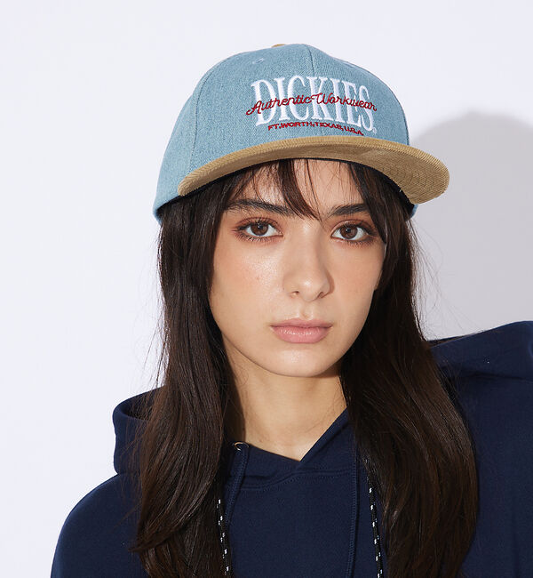 ABAHOUSE「【DICKIES/ディッキーズ】EX 6PANEL DENIM BB CAP ６」|その他|ブルー