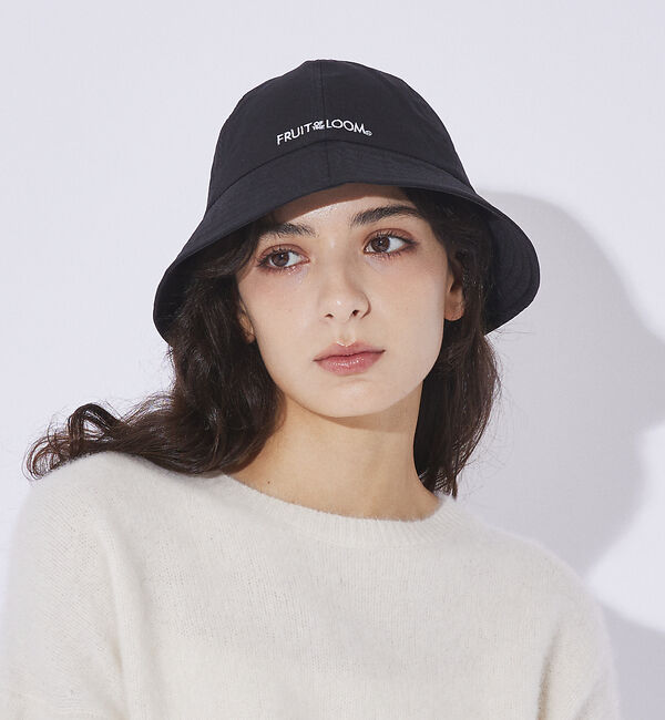 ABAHOUSE「【FRUIT OF THE LOOM/フルーツオブザルーム】テニスハット/バケッ」|その他|ブラック