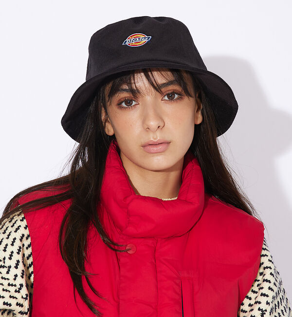 ABAHOUSE「【DICKIES/ディッキーズ】EX CORDUROY BUCKET HAT コ」|その他|ブラック