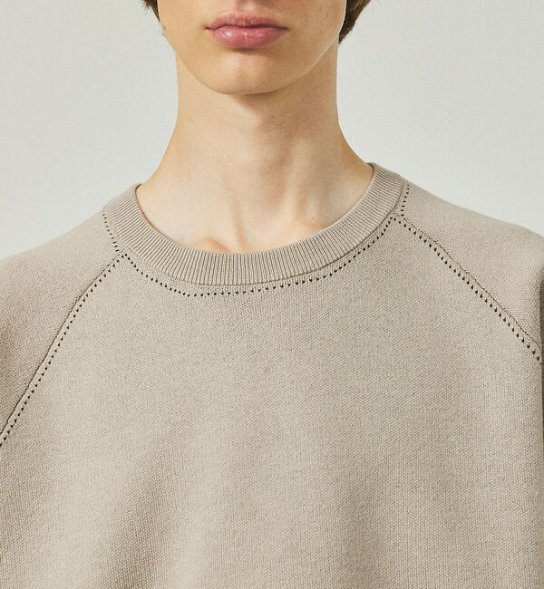 ABAHOUSE「【ニットスウェット】ハイショクステッチ ジャガードプルオーバー」|ニット・セーター|