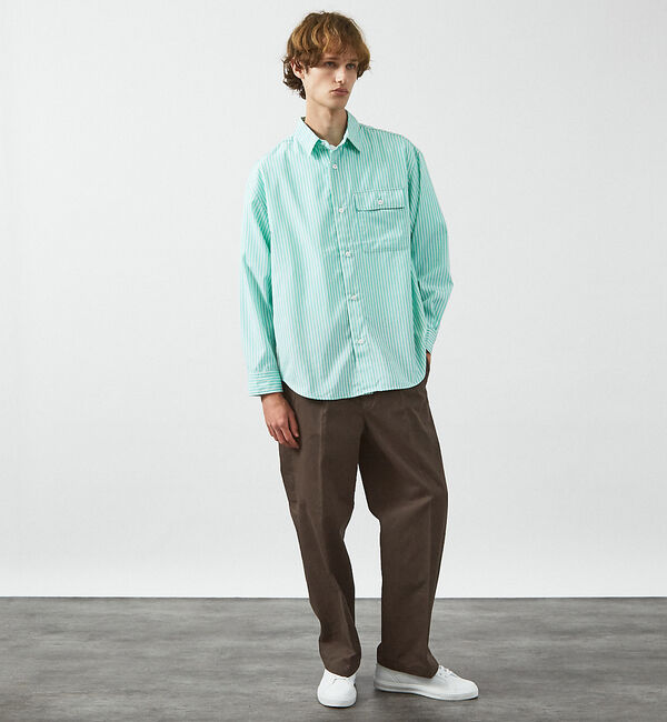 ABAHOUSE「1タック コットン ワイドトラウザーズ / ワイドパンツ」|その他|