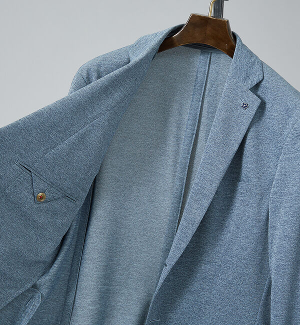 ABAHOUSE「【セットアップ対応/FLEX JACKET】Breeze cool カノコ ジャ」|テーラードジャケット|