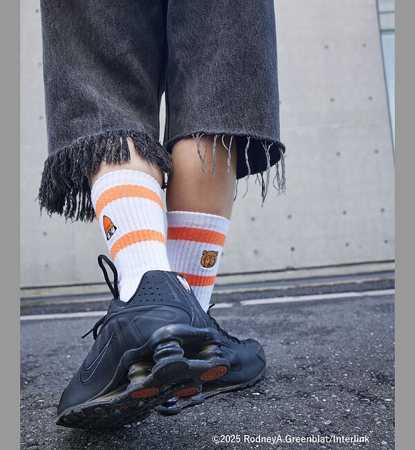 ABAHOUSE「【Parappa The Rapper&times;LAROUTE】パラッパ ラッパー /」|ソックス|