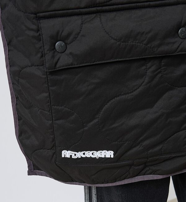 ABAHOUSE「【POLER/ポーラー】QULTED VEST MUFFLER/キルティング/ワ」|マフラー|