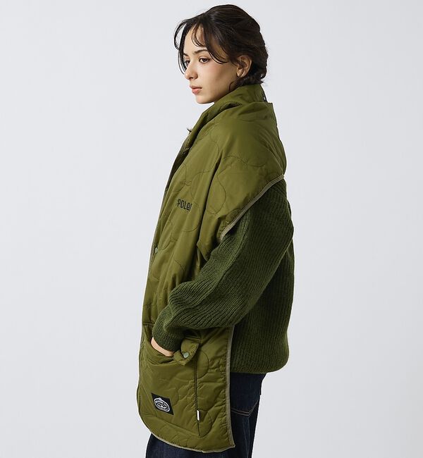 ABAHOUSE「【POLER/ポーラー】QULTED VEST MUFFLER/キルティング/ワ」|マフラー|