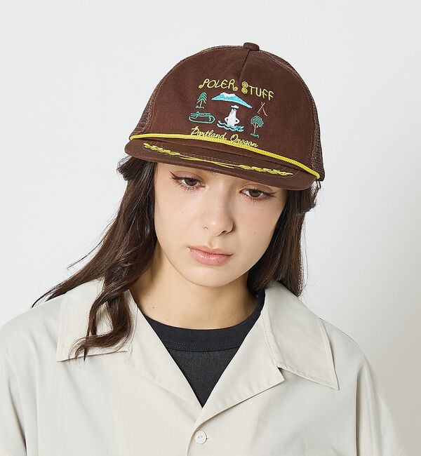 ABAHOUSE「【POLER / ポーラー】ツーリスト キャップ / ユニセックス【予約】」|その他|ブラウン