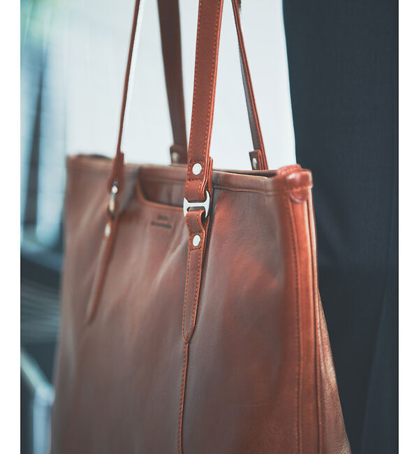 alfredoBANNISTER「【SEEKER 別注】定番 レザートート / A4サイズ対応 キーストラップ付き」|トートバッグ|