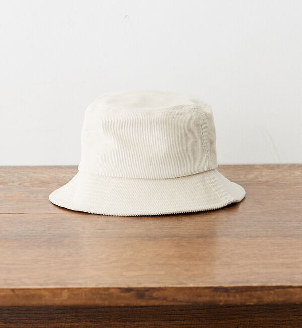 Rouge vif「【RUBEN】コーデュロイバケットハット」|その他|アイボリー