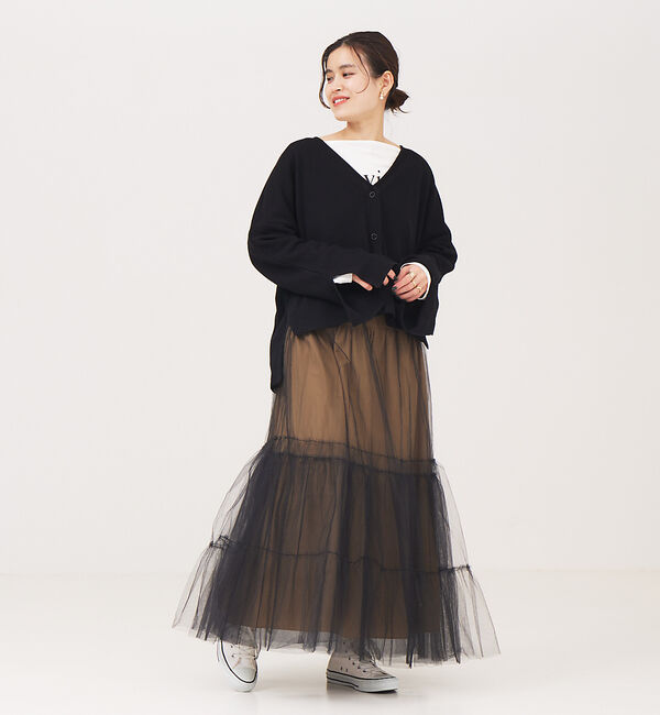 Rouge vif「ワッフルカーディガン」|カーディガン|