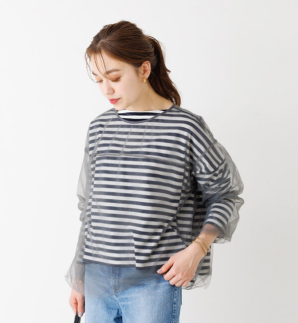 Rouge vif「チュール シアーブラウス」|シャツ・ブラウス|