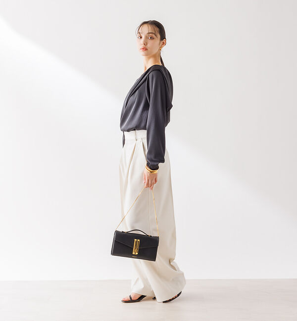 Rouge vif「とろみアシンメトリー2WAYオフショルブラウス」|シャツ・ブラウス|