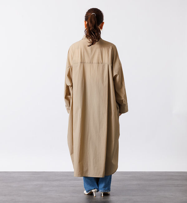 Rouge vif「撥水ナイロンライトコート」|ステンカラーコート|