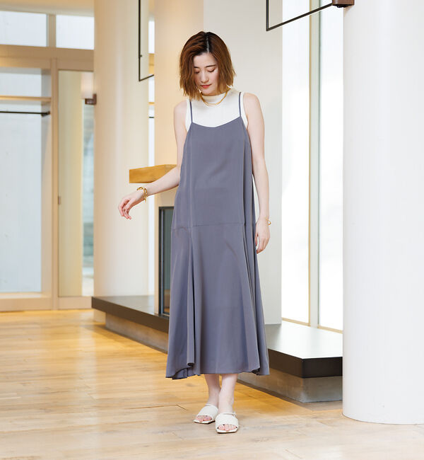 Rouge vif「キュプラキャミフレアワンピース」|ワンピース|