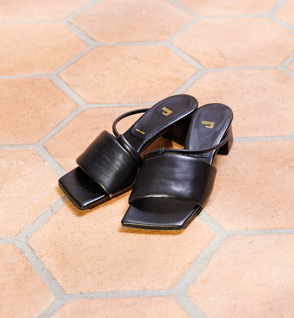 Rouge vif「【HENRI EN VARGO/ヘンリ エン ヴァーゴ】HAZEL ミュールサン」|サンダル|