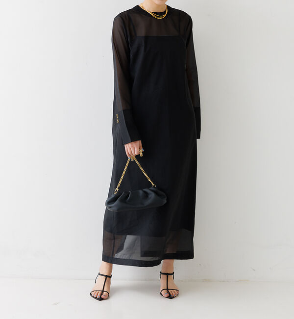 Rouge vif「オーガンジーレイヤードキャミワンピース◆」|ワンピース|