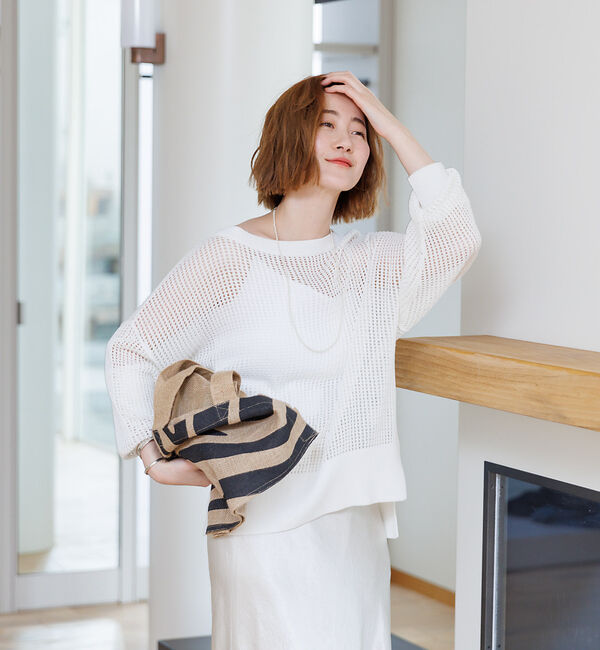 Rouge vif「【Maison Bengal/メゾンベンガル】ゼブラ柄ジュートバッグ」|トートバッグ|