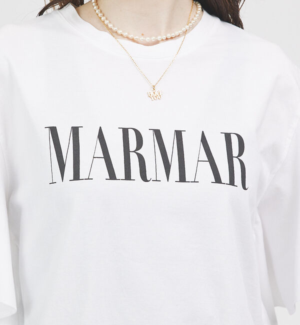 Rouge vif「＜別注＞【MICA&DEAL /マイカアンドディール】ロゴTシャツ / フレアス」|Tシャツ・カットソー|