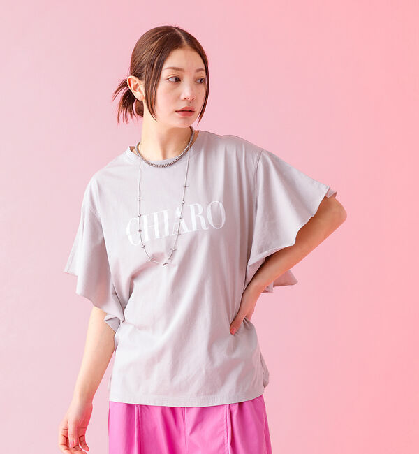 Rouge vif「＜別注＞【MICA&DEAL /マイカアンドディール】ロゴTシャツ / フレアス」|Tシャツ・カットソー|