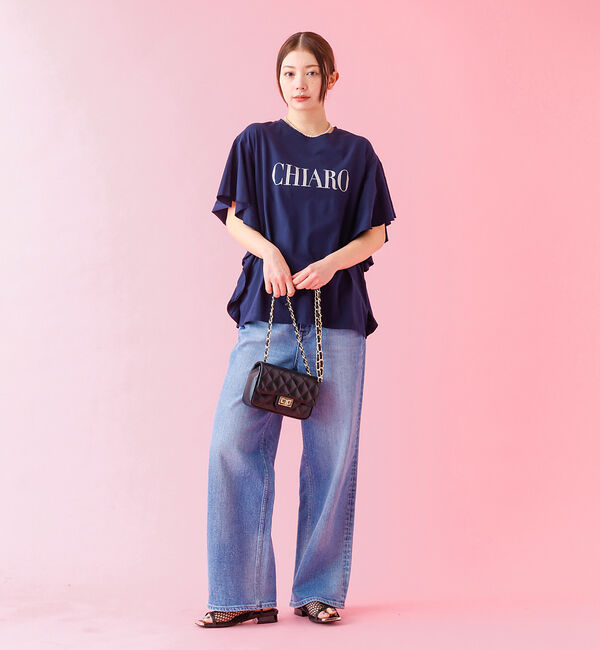 Rouge vif「＜別注＞【MICA&DEAL /マイカアンドディール】ロゴTシャツ / フレアス」|Tシャツ・カットソー|