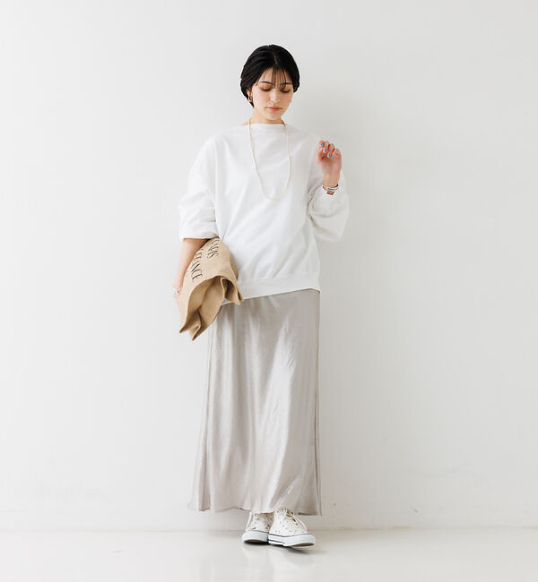 Rouge vif「ホイルサテンフレアスカート」|スカート|