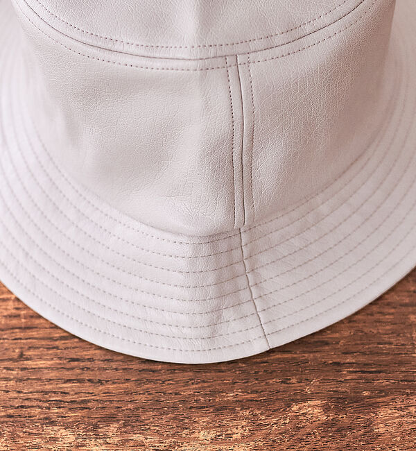 Rouge vif「【RUBEN】フェイクレザーバケットハット」|その他|