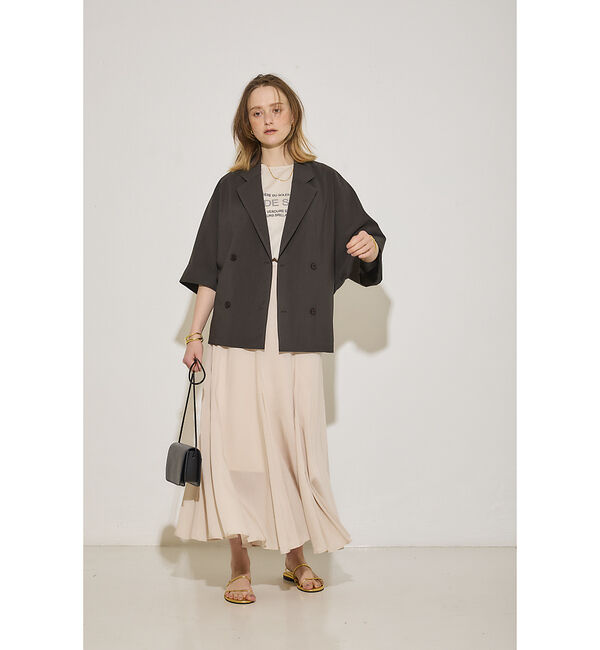 Rouge vif「フィブリルローン切り替えマキシスカート」|スカート|