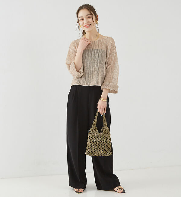 Rouge vif「パット付きベアトップサロペット」|オールインワン|