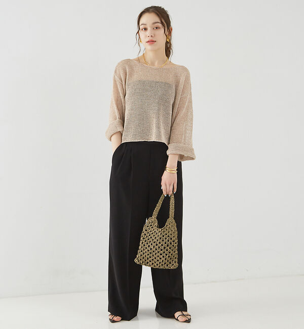 Rouge vif「パット付きベアトップサロペット」|オールインワン|