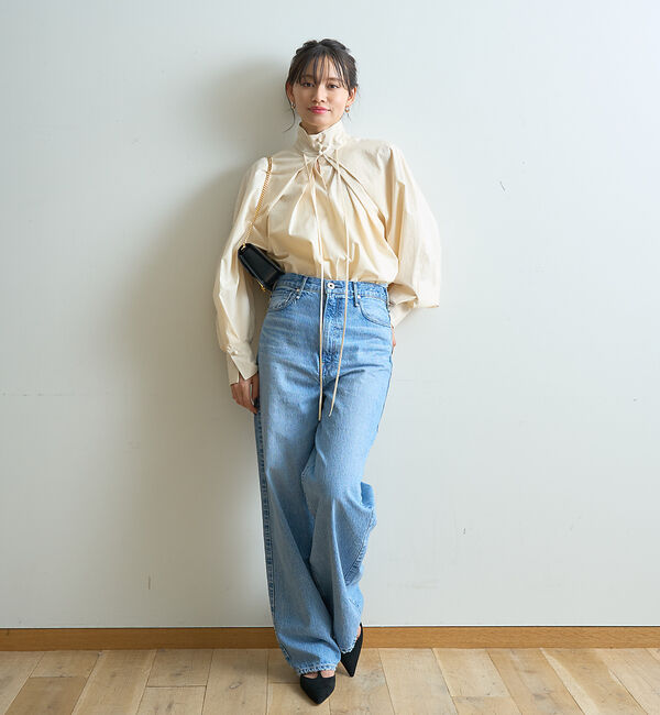 Rouge vif「ハイネックリボンブラウス」|シャツ・ブラウス|