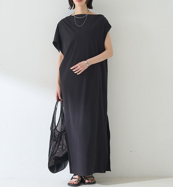 Rouge vif「アシンメトリーワンピース」|ワンピース|ブラック