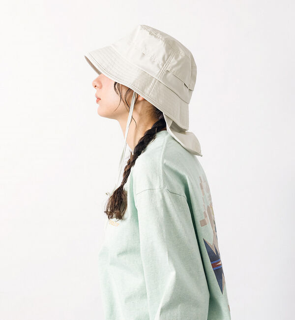 Rouge vif「【RUBEN / ルーベン】シェードバケットハット / 日焼け対策 / ストラッ」|その他|