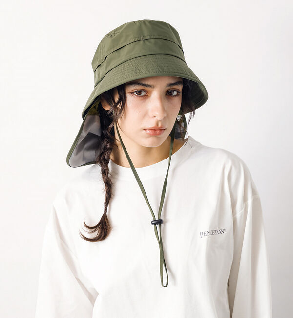 Rouge vif「【RUBEN / ルーベン】シェードバケットハット / 日焼け対策 / ストラッ」|その他|