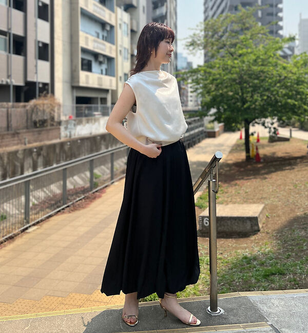 Rouge vif「【一部店舗限定】とろみバルーンスカート」|スカート|