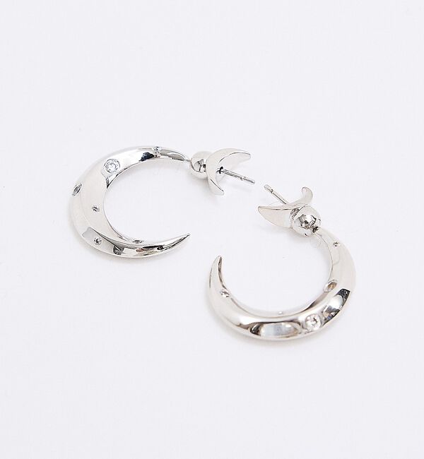 Rouge vif「【LILI CLASPE/リリクラスプ】LUNA EARRING ルナピアス」|ピアス|