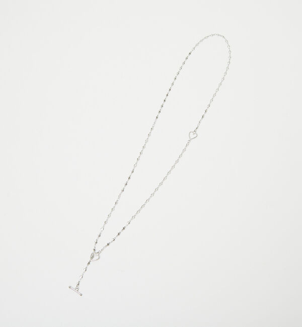 qualite「ハートチェーンネックレス」|ネックレス|シルバー