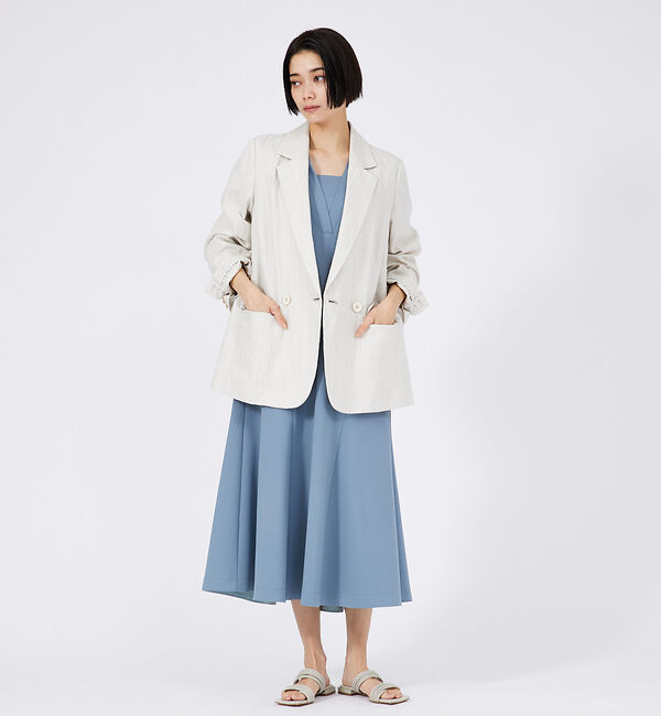 qualite「Vネックマーメイドワンピース」|ワンピース|